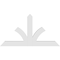 Ekena Millwork Richland Architectural Grade PVC Gable Bracket, 72"W x 39"H x 4"D x 6"F, 13/12 Pitch GBP072X39X0406RIC00 - alternate 2